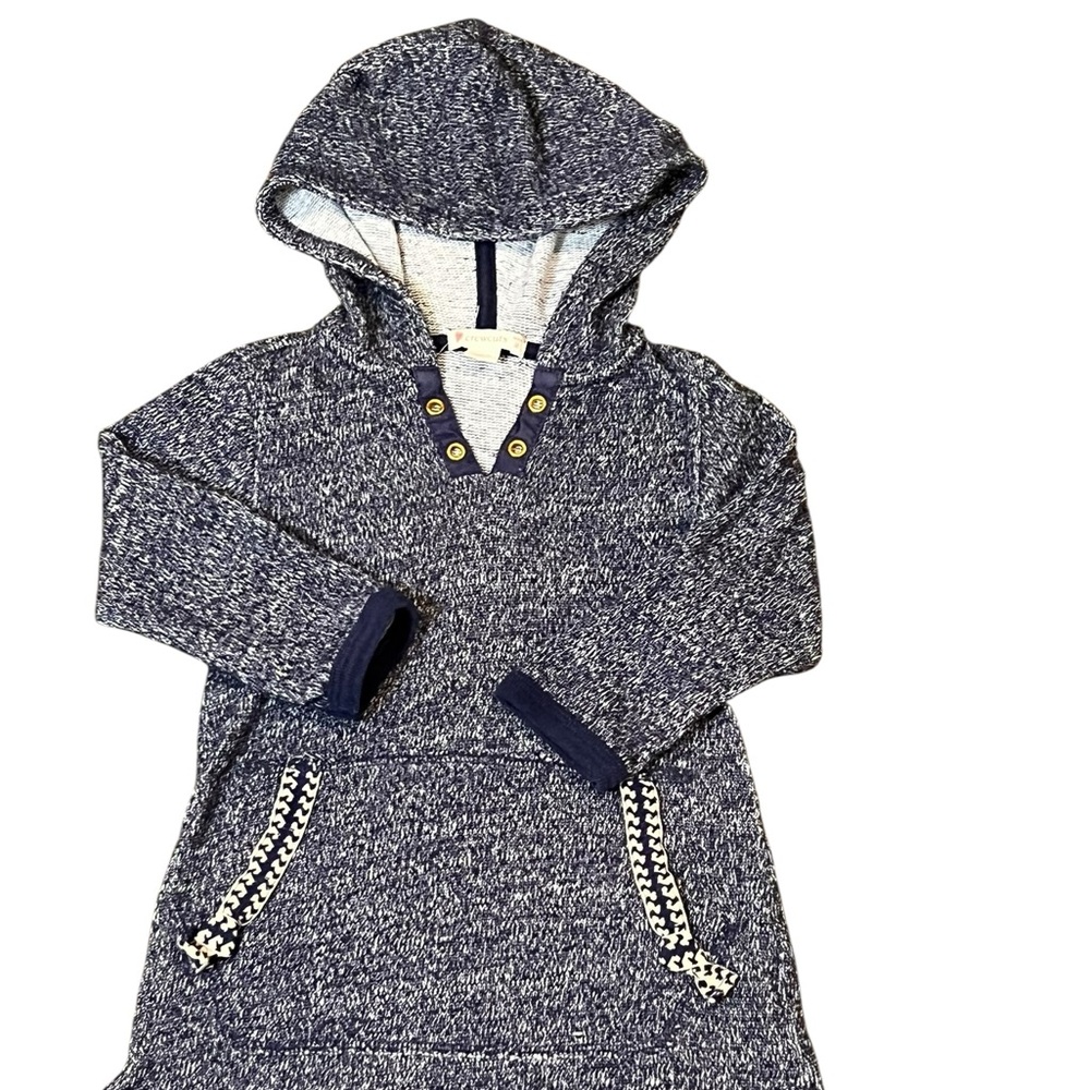 Crewcuts Heathered Navy Lightweight Sweater Dress/Tunic, Size 2